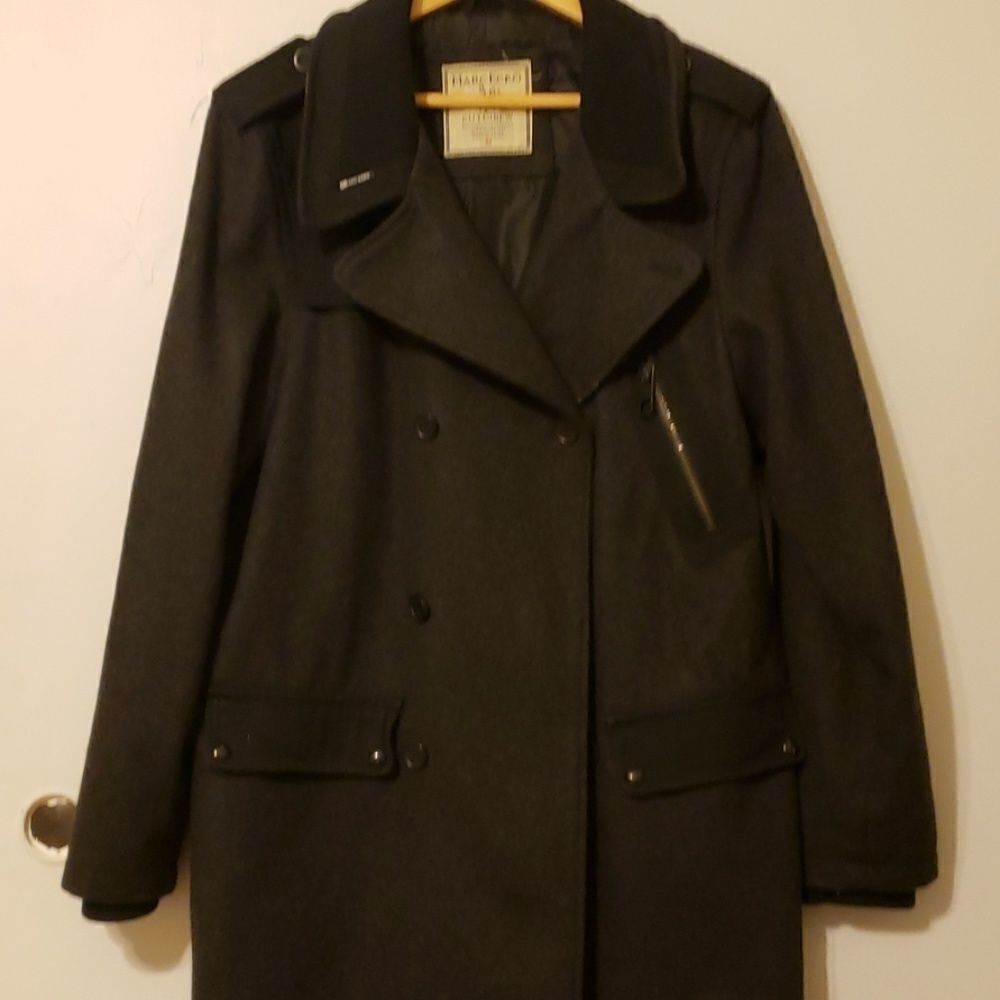 Marc ecko men's wool blend coat‎